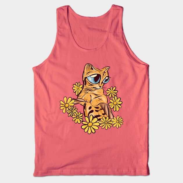 Big eyes kitty Tank Top by Mimie20